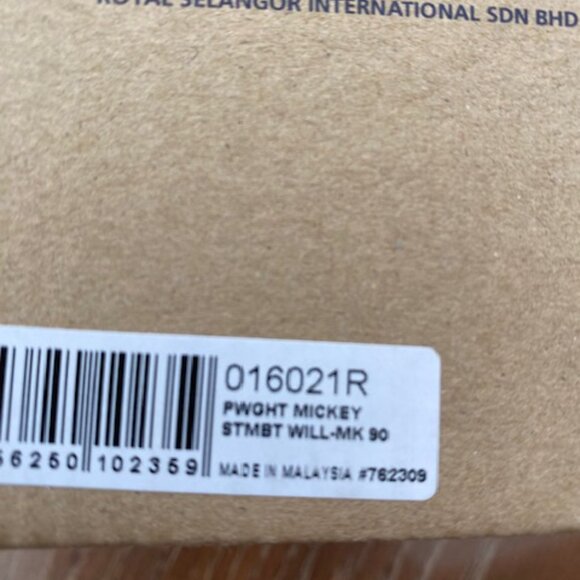 Mickey Mouse Pewter Figurine by Royal Selangor - Picture 2 of 4